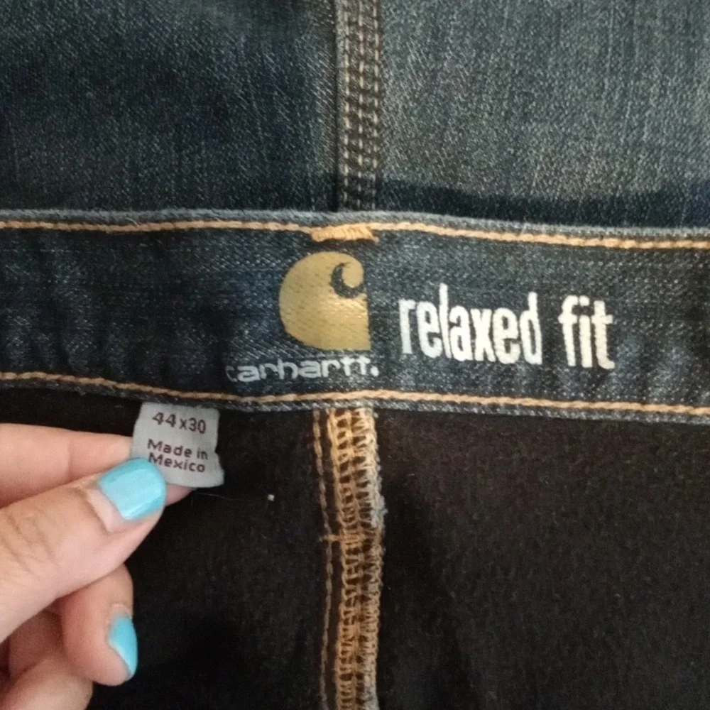 Carhartt Relaxed Fit Holter Fleece Lined Jean Winter Outdoors Men    44